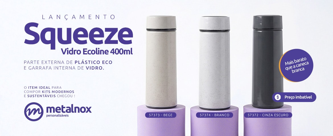 Banner Squeeze Vidro Ecoline - Desk