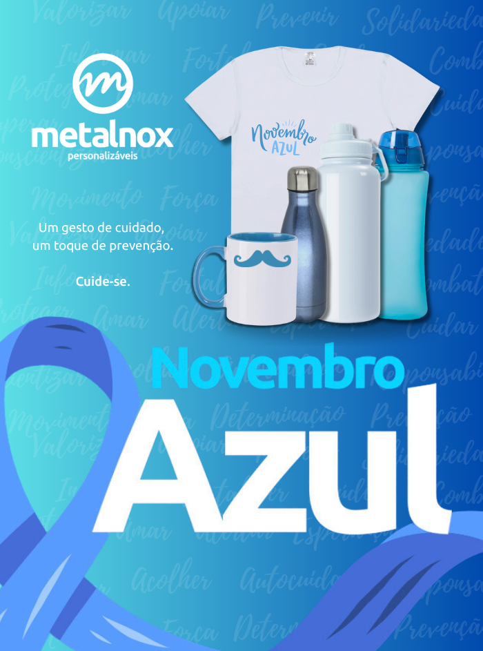 novembro azul epoca de prevenção, amor e cuidado.