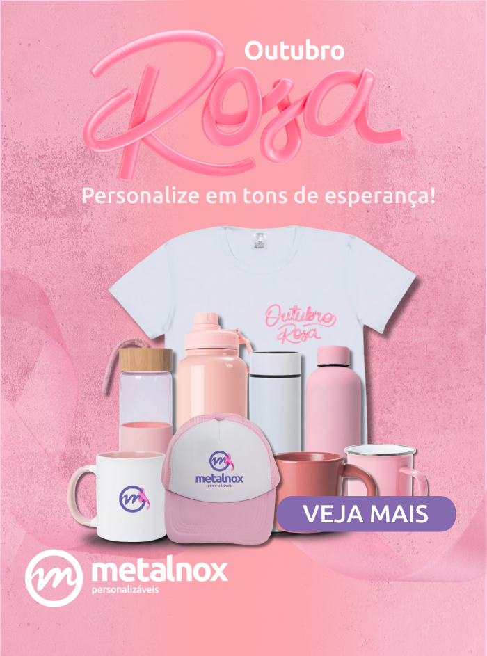 Personalize em tons de esperança ?? Campanha Outubro Rosa: produtos especiais esperando por você!