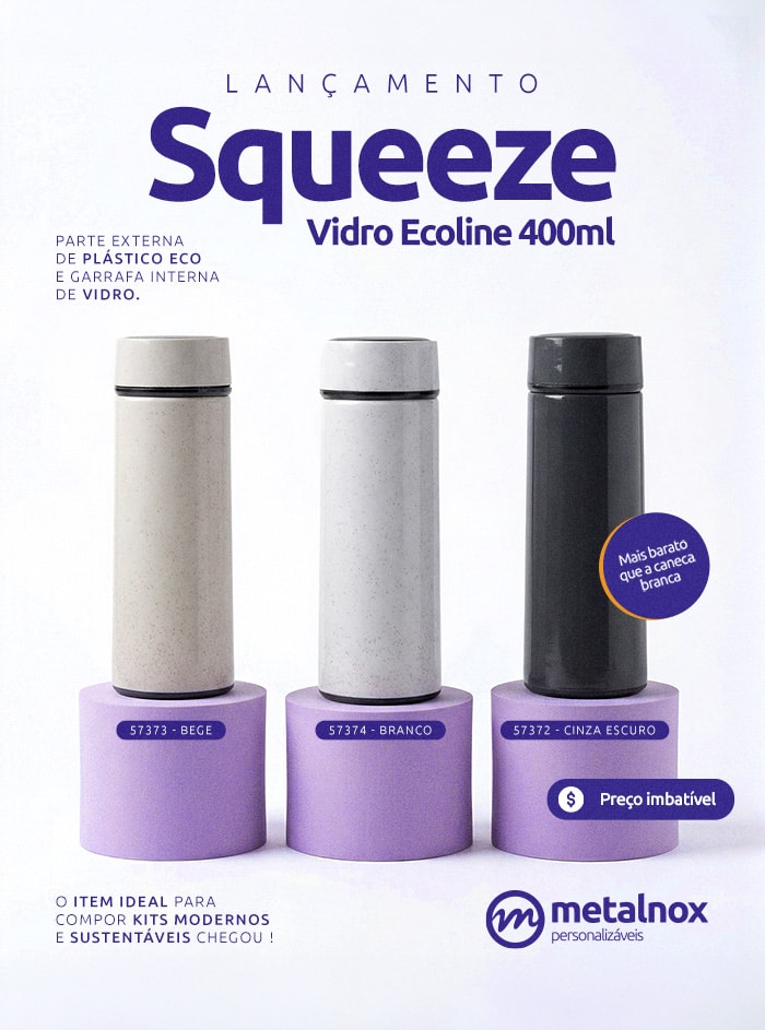 Banner Squeeze Vidro Ecoline - Mobile