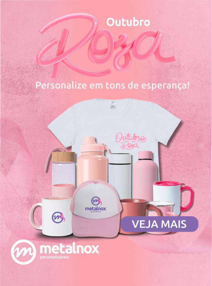Personalize em tons de esperança ?? Campanha Outubro Rosa: produtos especiais esperando por você!
