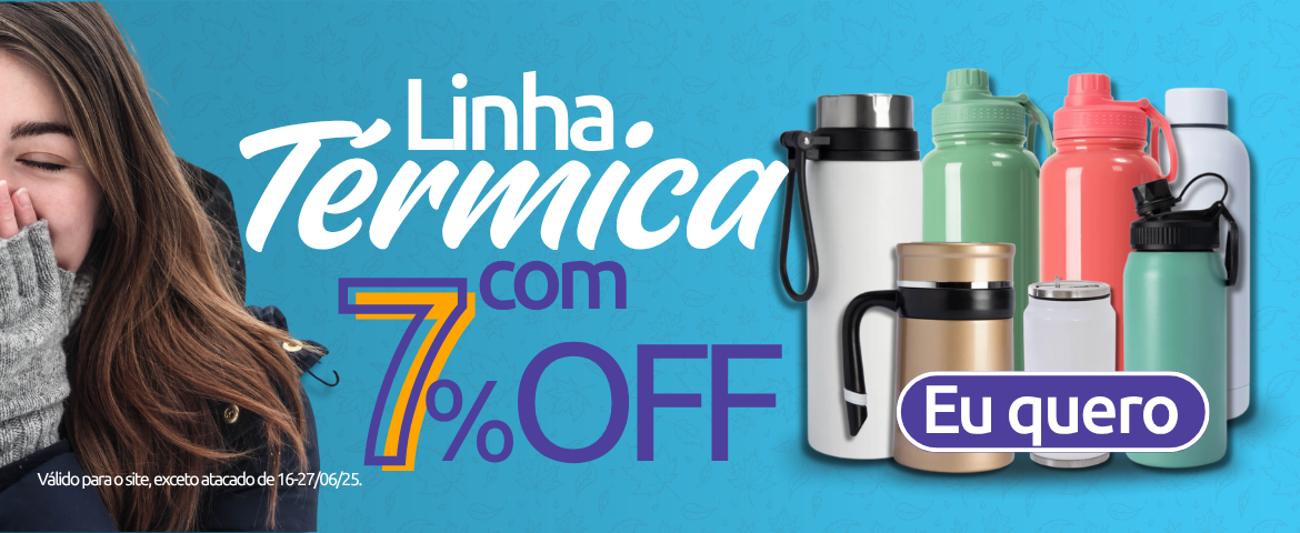 Perfeitos para estão, linha térmica 7%off no carrinho