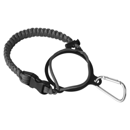 Alça Suporte Cordão Para Garrafa Cinza