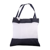 Bolsa Para Sublimação Branca Com Barra Jeans Bolsa Para Sublimação Branca Com Barra Jeans