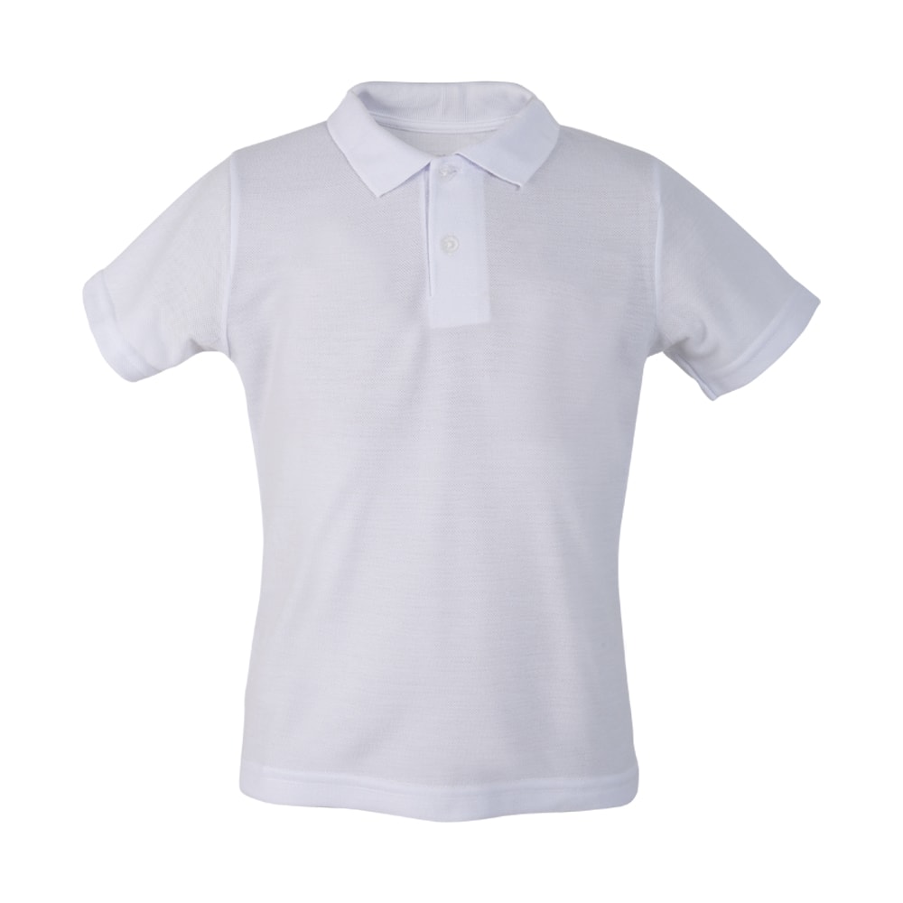 camisa polo png branca