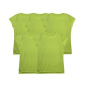 Camiseta Verde Neon T-shirt (Com 5 unidades)