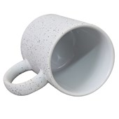 Caneca Ceramica Splash Branca Fosca 325ml (com 12 Unidades) (Com 12 unidades)