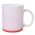 Caneca Ceramica Splash Vermelha Pink Fosca 325ml (Com 12 unidades)