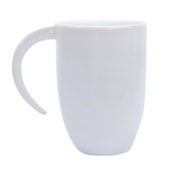 Caneca Para Sublimação De Cerâmica Branca Com Alça Lua 325ml (c/ 12 pc)