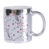 Caneca Para Sublimação Prata Metalizado 325ml Caneca Para Sublimação Prata Metalizado 325ml
