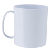 Caneca Plástica Para Sublimação Com Alça Gourmet 400ml (c/ 12 pc)