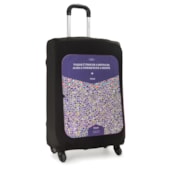 Capa Protetora Para Mala Ladrilhos Kloe Capa Protetora Para Mala Ladrilhos Kloe