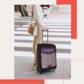 Capa Protetora Para Mala Ladrilhos Kloe Capa Protetora Para Mala Ladrilhos Kloe