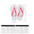 Chinelo Para Sublimação Vermelho Com Tecido Branco 21/22