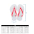 Chinelo Para Sublimação Vermelho Com Tecido Branco 21/22