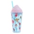 Copo Com Canudo Ice Cream Tampa Sorvete 500ml