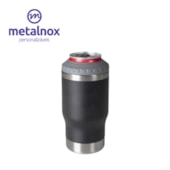Copo Termico Inox Preto C/ Abridor Cerveja 3 Em 1 420ml