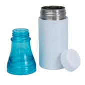 Garrafa Infantil 2 Em 1 - 500ml - Branca Com Tampa Azul