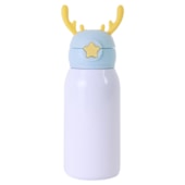 Garrafa Térmica Inox Para Sublimação Alce Tampa Azul de 500ml