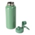 Garrafas Squeezes Para Sublimação Térmica Com Tampa Emborrachada de 900ml Verde