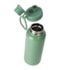 Garrafas Squeezes Para Sublimação Térmica Com Tampa Emborrachada de 900ml Verde