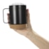 Kit 1 Caneca Termica Inox  Office C/ Tampa Preta 350ml Sem Resina