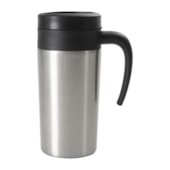Kit 1 Copo Inox C/ Interior Plastico Nomad Prata 350ml
