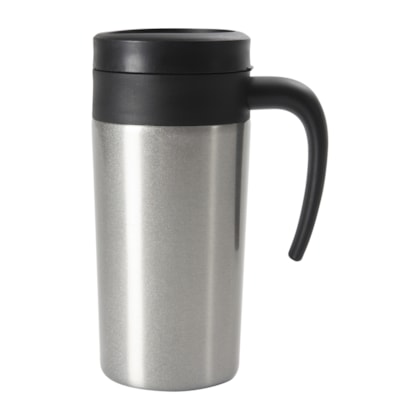 Kit 1 Copo Inox C/ Interior Plastico Nomad Prata 350ml