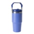 Kit 1 Copo Termico Inox Flip C/  Alca Azul 590ml