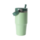Kit 1 Copo Termico Inox Flip C/  Alca Verde 590ml