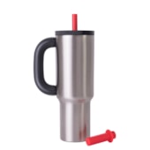 Kit 1 Copo Termico Inox Funny Prata de 1100ml
