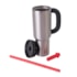 Kit 1 Copo Termico Inox Funny Prata de 1100ml
