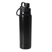Kit 1 Garrafa Termica Inox Aquamax C/ Alca Preta 750ml Sem Resina