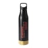 Kit 1 Garrafa Térmica Inox Executive Base Bambu 500ml - Sem Resina
