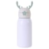 Kit 1 Garrafa Termica Inox Para Sublimacao Alce Tampa Cinza de 500ml