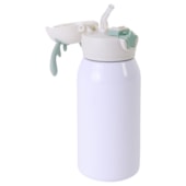 Kit 1 Garrafa Termica Inox Para Sublimacao Alce Tampa Cinza de 500ml