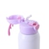 Kit 1 Garrafa Termica Inox Para Sublimacao Alce Tampa Rosa de 500ml