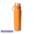 Kit 1 Garrafa Térmica Inox Aquamax C/ Alça Laranja Fosca 750ml