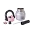 Kit 1 Garrafa Termica Puffy Prata de 600ml - Sem Resina