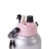 Kit 1 Garrafa Termica Puffy Prata de 600ml - Sem Resina
