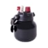 Kit 1 Garrafa Termica Puffy Preta de 600ml - Sem Resina
