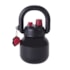 Kit 1 Garrafa Termica Puffy Preta de 600ml - Sem Resina