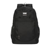 Kit 1 Mochila City Preta C/ Placa Poliéster 28l