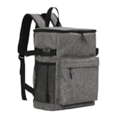 Kit 1 Mochila Freshbag Cinza Termica Poliester C/ Abridor 19l