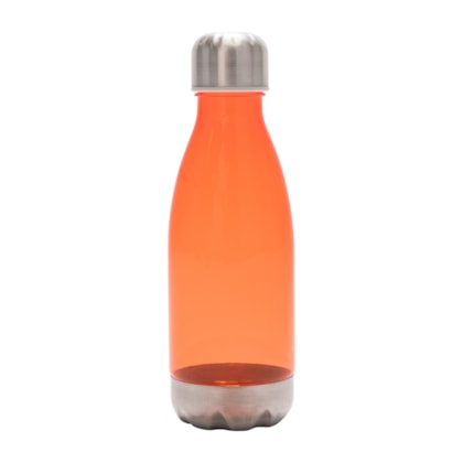 Kit 1 Squeeze de Plastico Urban Laranja Sem Resina de 500ml