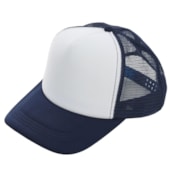 Kit 10 Boné Para Sublimação Com Tela E Aba Azul