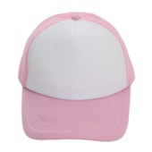 Kit 10 Boné Para Sublimação Com Tela E Aba Rosa