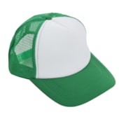 Kit 10 Boné Para Sublimação Com Tela E Aba Verde