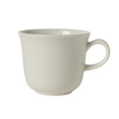 Kit 12 Caneca de Cerâmica Lady Na Cor Off White de 200ml - Sem Resina