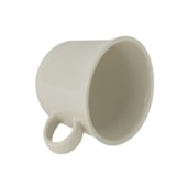 Kit 12 Caneca de Cerâmica Lady Na Cor Off White de 200ml - Sem Resina